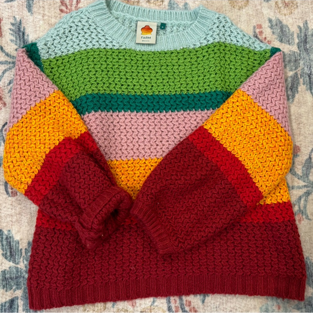 FARM Rio Multicolor Knit Sweater